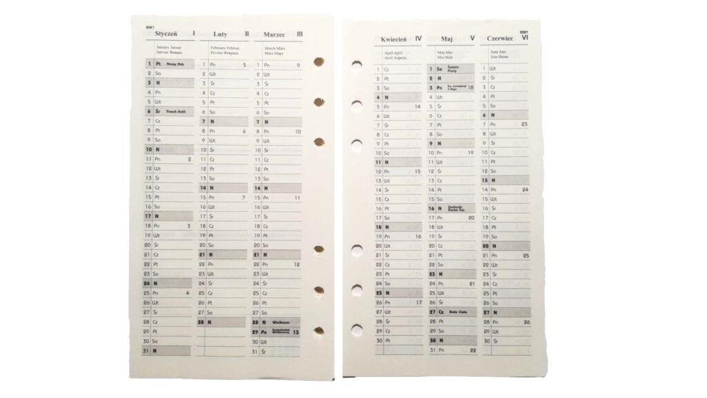 Okładka Organizer Premium 07, kolekcja ON ORP-07ON/CZA/Z Drops Office Collection